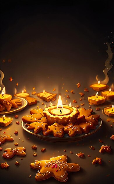 Modern trendy diwali diya or oil lamp