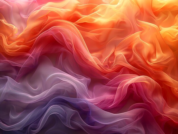 Modern trendy gradient color background of rays of light in puffs of smoke