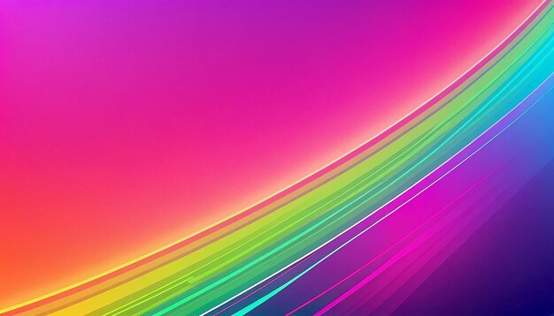 Modern trendy gradient ray neon background for project design