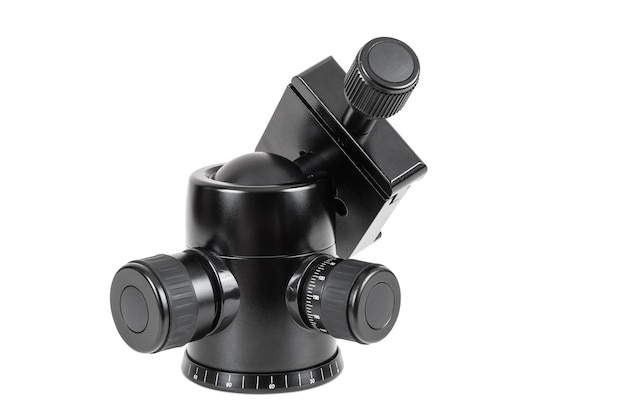 Photo modern tripod ball head on white background