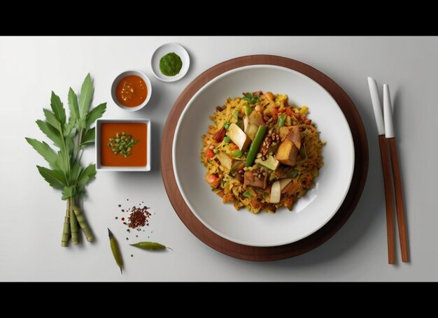 A modern twist on the classic biriyani dish