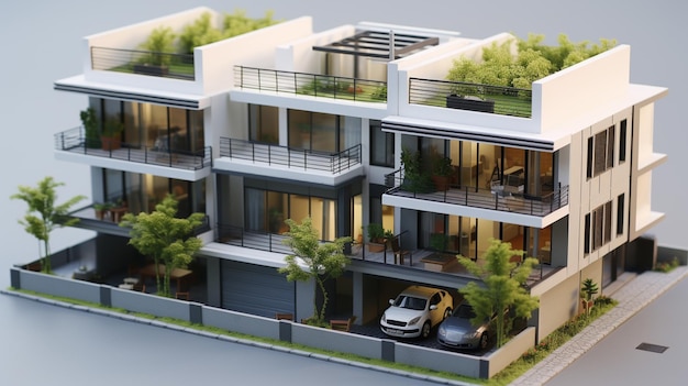 Modern two storey terrace house