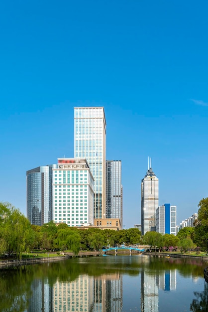 Modern Urban Architectural Landscape of Suzhou China