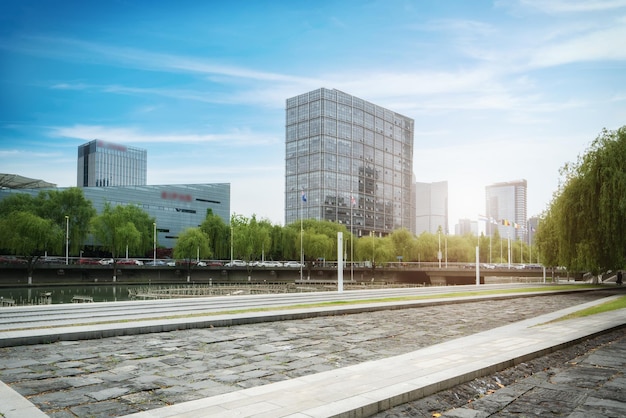 Modern Urban Architectural Landscape of Suzhou China