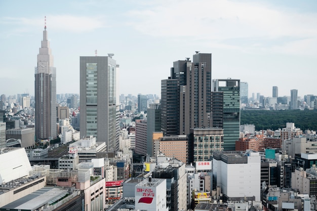 Foto vista di edifici urbani moderni