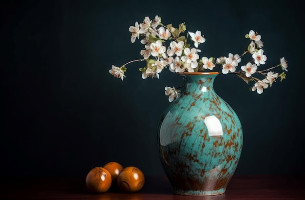 Modern vase flower Design decor Generate Ai