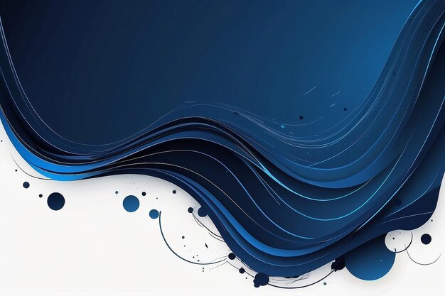 Modern vector abstract background with dark blue outline It is suitable for posters