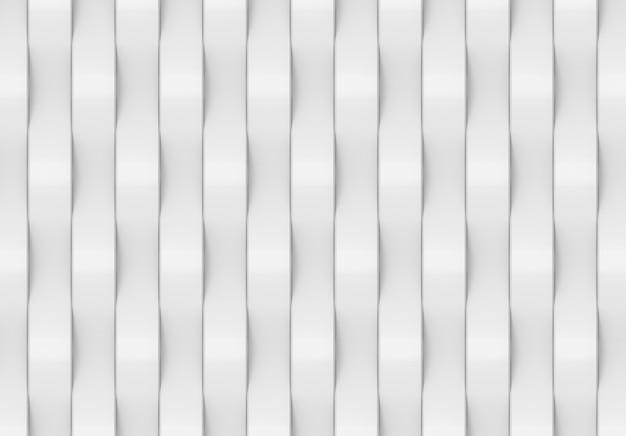 Photo modern vertical white ribbons curve wall background