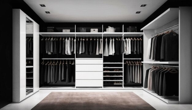 Modern Walk in Closet