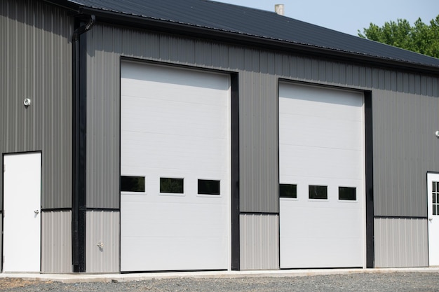 modern warehouse door