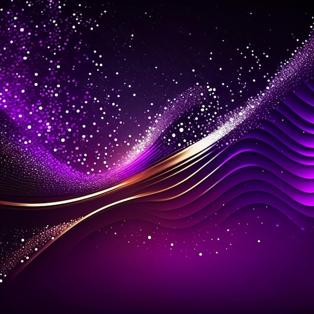 Modern wave glitter dark purple texture background
