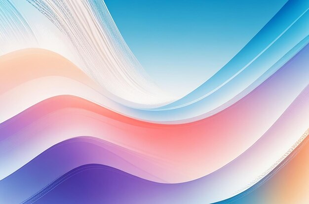 Modern waves gradient background great design for any purposes Abstract art design Bright modern texture