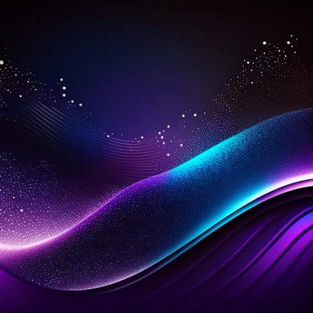 Modern wavy sparkle background