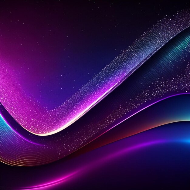 Modern wavy sparkle background