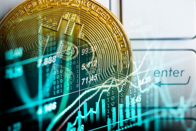 Il modo moderno di scambiare bitcoin è un pagamento conveniente nel mercato dell'economia globale virtuale