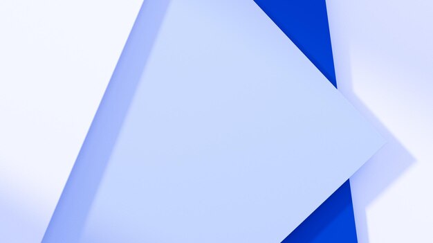 Photo modern white blue abstract background minimal color gradient web banner geometric shape lines stripes triangles design cut paper effect luxury premium