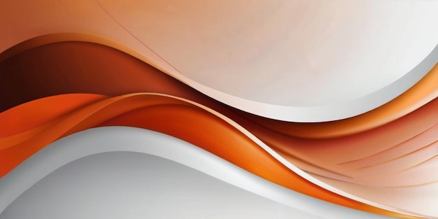 Modern White dark orange abstract background