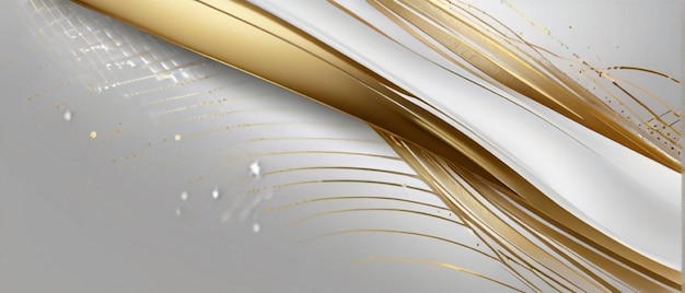 Modern White gold abstract background
