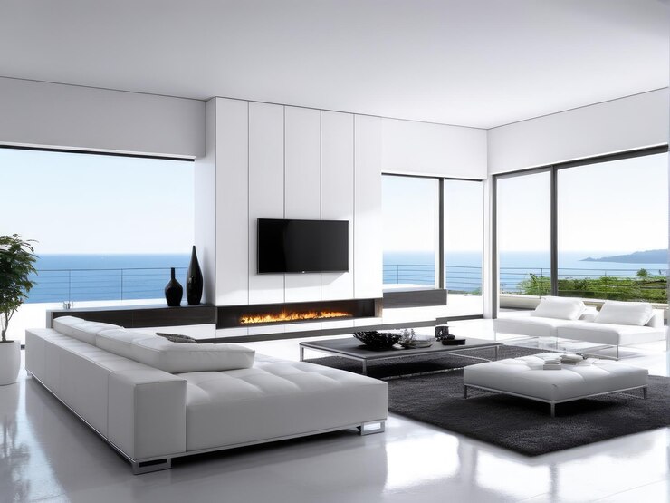 Modern white interior