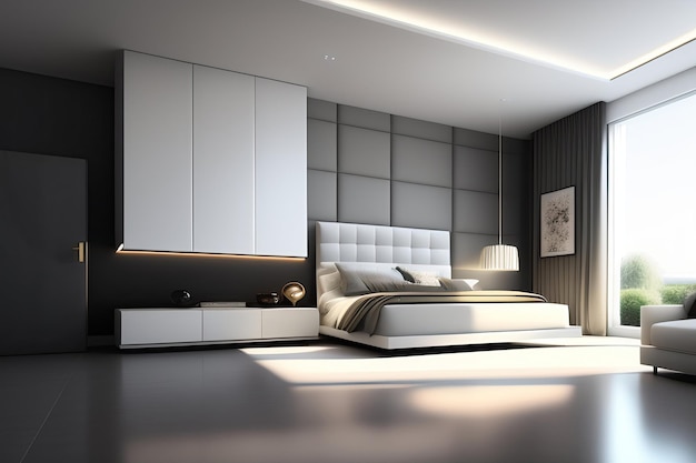 Modern white interior