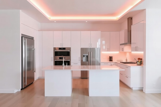 modern white kitchen design