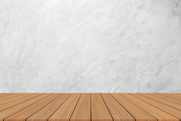 modern white marble texture background with wood floor for show,promote,ads banner on display 