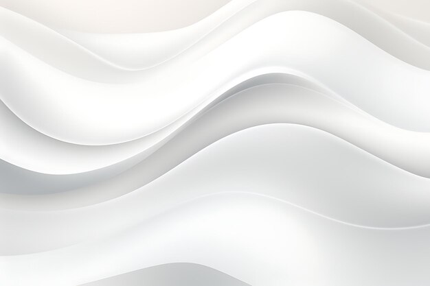 Photo modern white wavy background