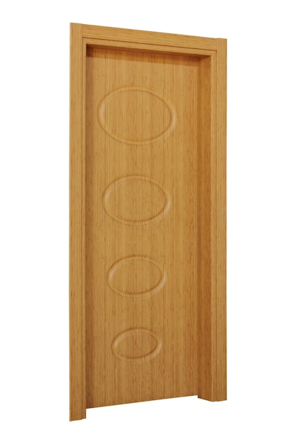 Modern wooden interior door