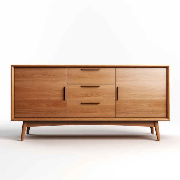 Modern Wooden Sideboard High Resolution Credenza Image