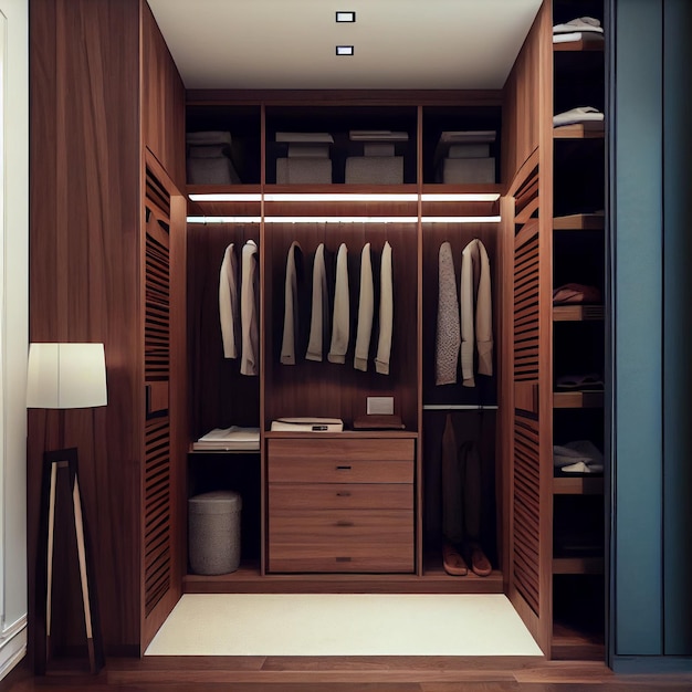 Modern Wooden Wardrobe