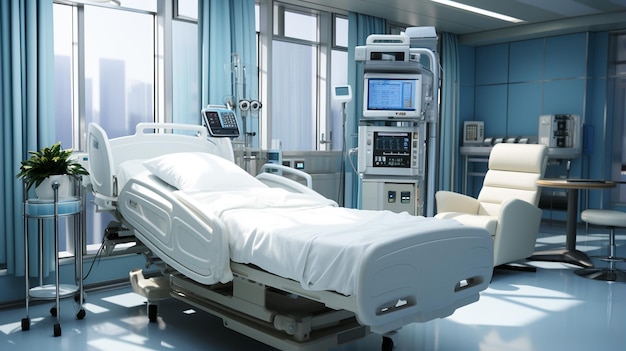 modern ziekenhuiskamerinterieur