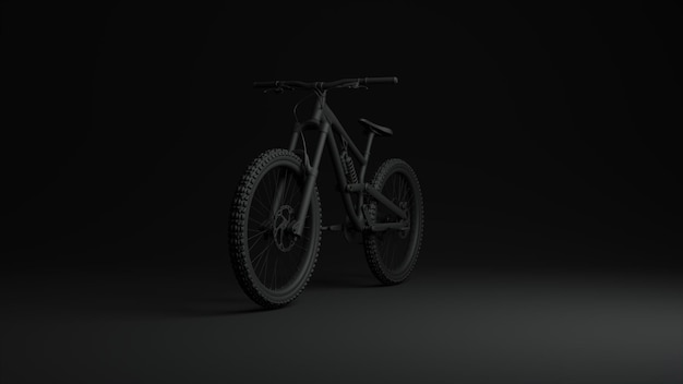 Moderne 3D-illustratie van fietsen Concept art
