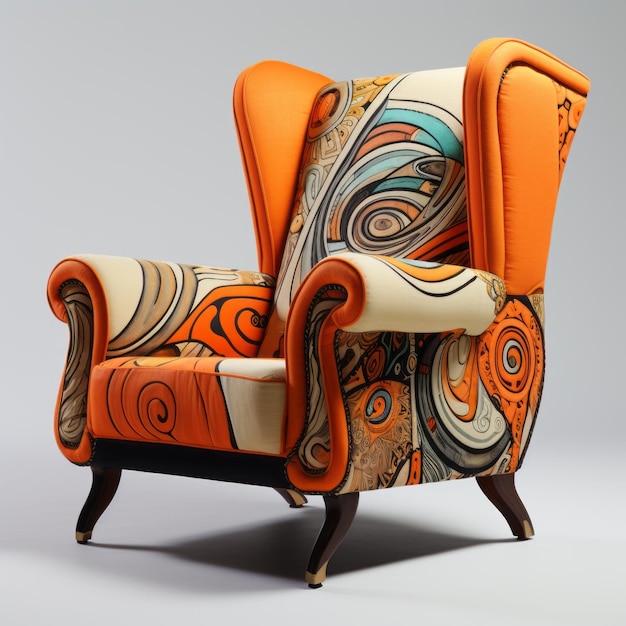 Moderne Amerikaanse kabinet fauteuil stof kunst voor comfortabele ontspanning