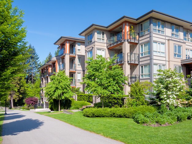 Moderne appartementen in Vancouver, Brits-Columbia, Canada