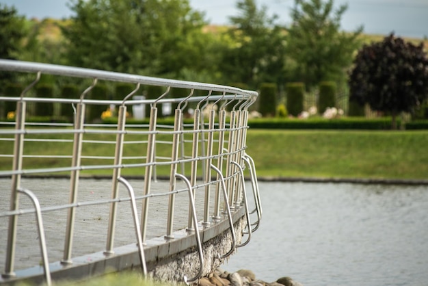 Moderne bouwindustrie Roestvrijstalen balustrades buiten