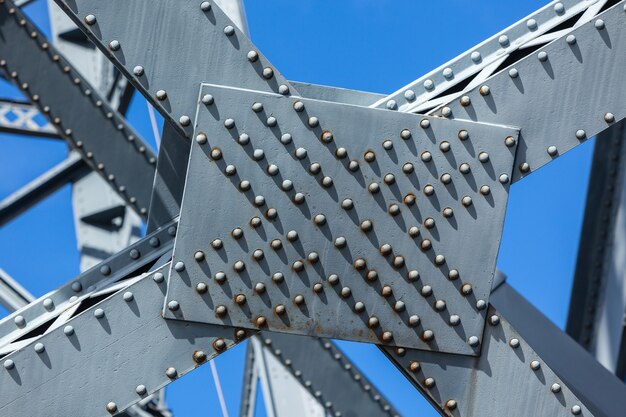 Moderne brug frame close-up. Horizontale afbeelding