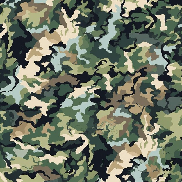 Moderne camouflage naadloos patroon