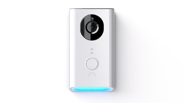 Moderne deurbel met videocamera een slimme thuisbeveiligingsoplossing voor bewaking en toegang op afstand
