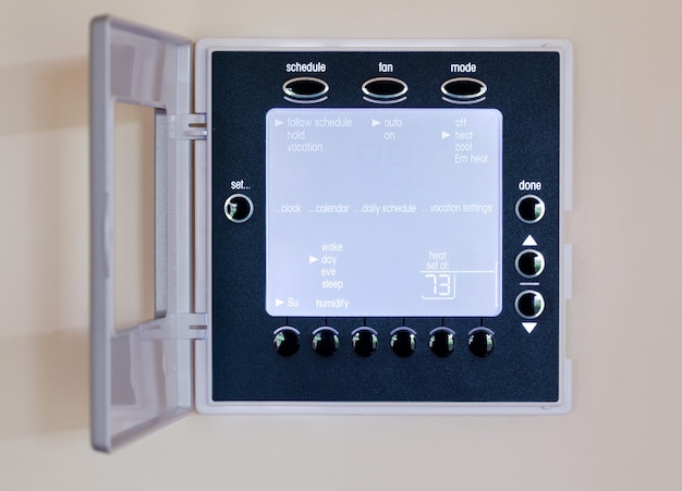 Moderne elektronische thermostaat