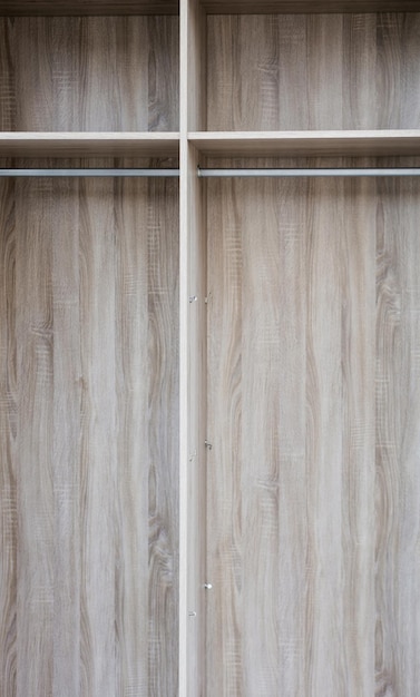 Moderne houten kledingkast natuurlijke materialen ontwerp van interieur