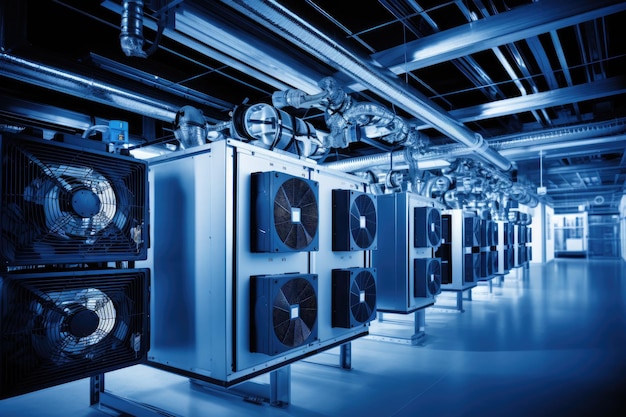 Moderne HVAC-systemen met volledige automatisering