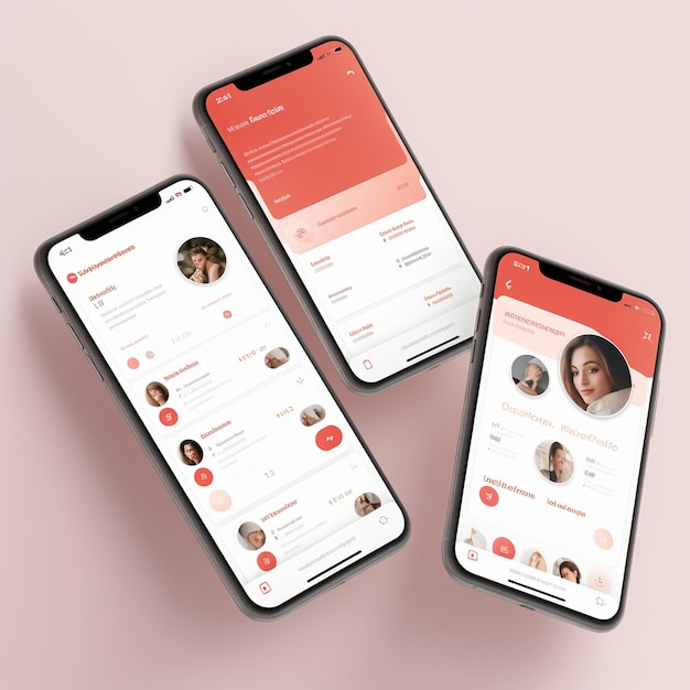 Foto moderne ios uiux-ontwerpapp