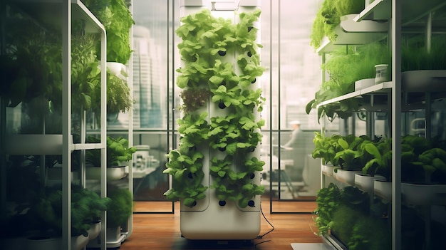 Moderne landbouwtechnologieën voor het kweken van planten