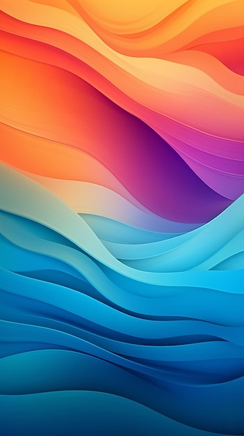 Moderne lijntekeningen brochure met blauwe abstracte golven achtergrond helder op donkere achtergrond voor behangontwerp Abstracte digitale achtergrond Verloop achtergrond