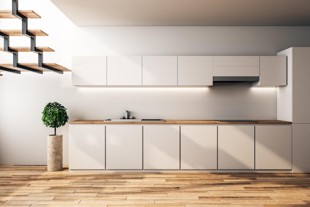 Moderne loft keuken interieur