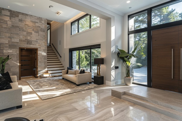 Moderne luxe interieur van het huis