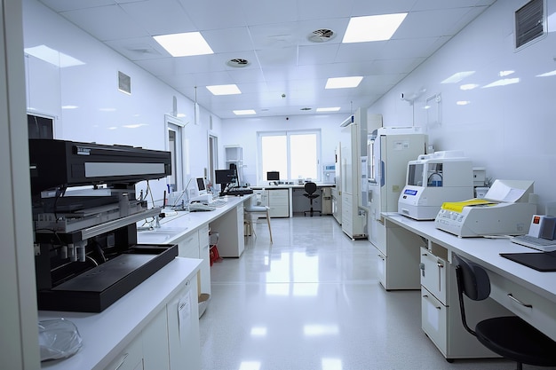 Moderne medisch laboratorium met geavanceerde analytische apparatuur