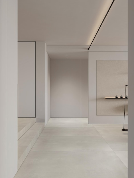 Moderne minimalistische ganginterieur