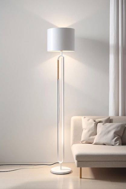 Moderne minimalistische vloerlamp