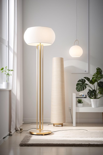 Moderne minimalistische vloerlamp